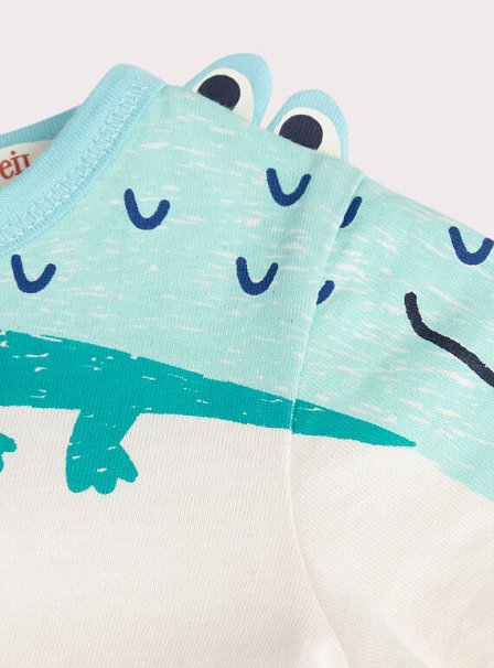 Βρεφική Μπλούζα για Αγόρια Croco Hippo