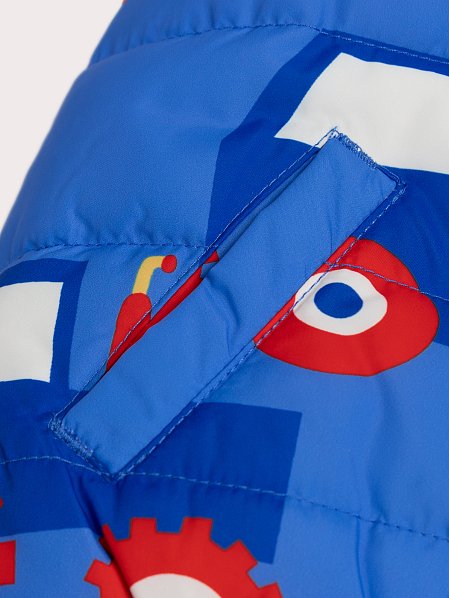 Βρεφικό Αμάνικο Μπουφάν για Αγόρια Yellow Construction - 2 σε 1