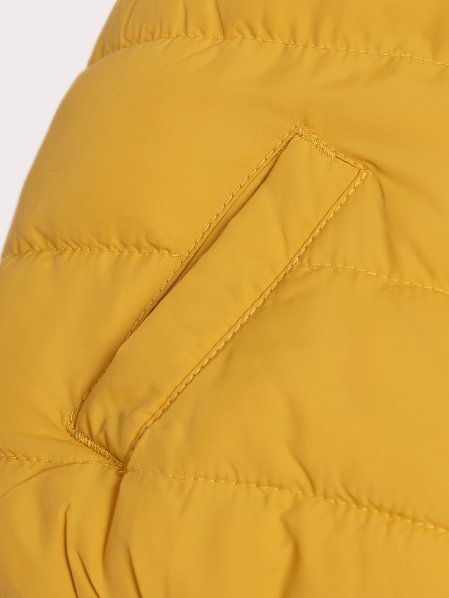 Βρεφικό Αμάνικο Μπουφάν για Αγόρια Yellow Construction - 2 σε 1