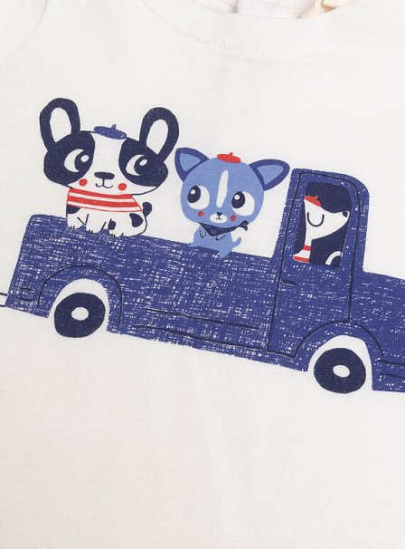 Βρεφική Μπλούζα για Αγόρια Puppy Ride