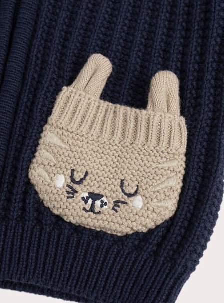 Βρεφική Ζακέτα για Αγόρια Navy Rabbits