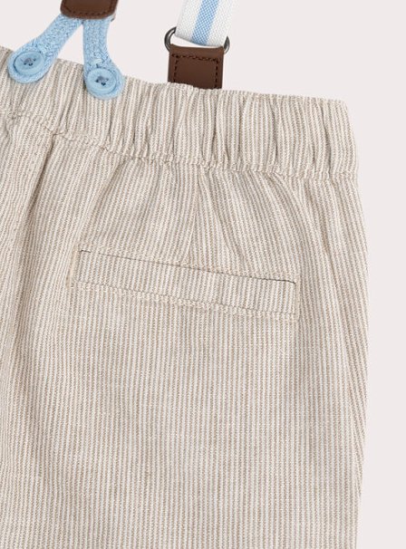 Βρεφικό Παντελόνι για Αγόρια Striped Beige