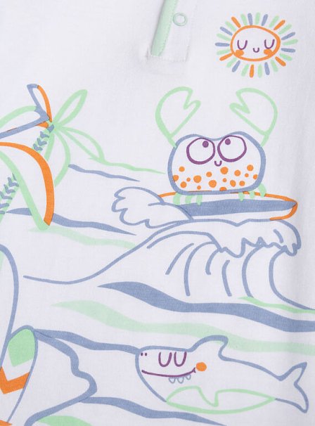 Βρεφικό Ολόσωμο Φορμάκι για Αγόρια Sunny Day