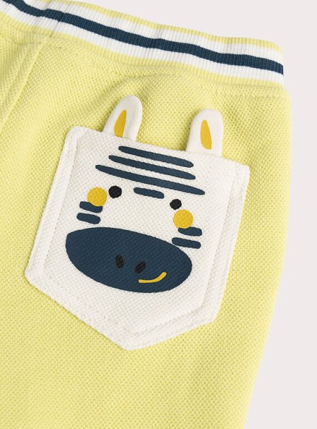 Βρεφική Βερμούδα για Αγόρια Yellow Zebra