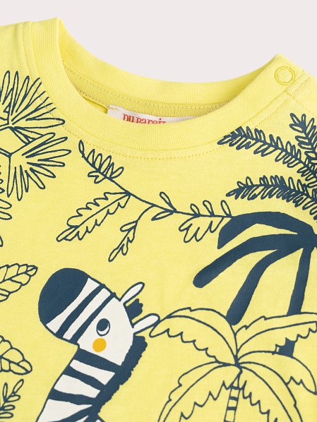 Βρεφική Μπλούζα για Αγόρια Yellow Wilderness