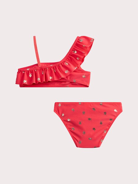 Παιδικό Μαγιό για Κορίτσια Red and Gold