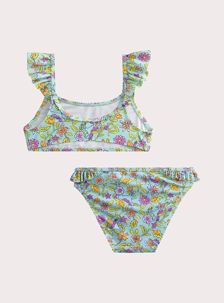 Παιδικό Μαγιό για Κορίτσια Sky Blue Floral