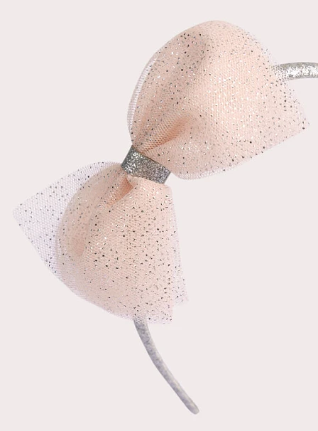 Παιδική Στέκα Μαλλιών για Κορίτσια Silver Bow