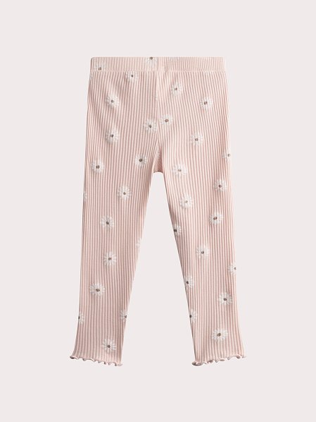 Παιδικό Κολάν για Κορίτσια Baby Pink Daisies Capri