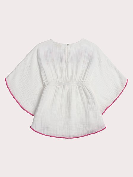 Παιδικό Πόντσο για Κορίτσια White Fruits