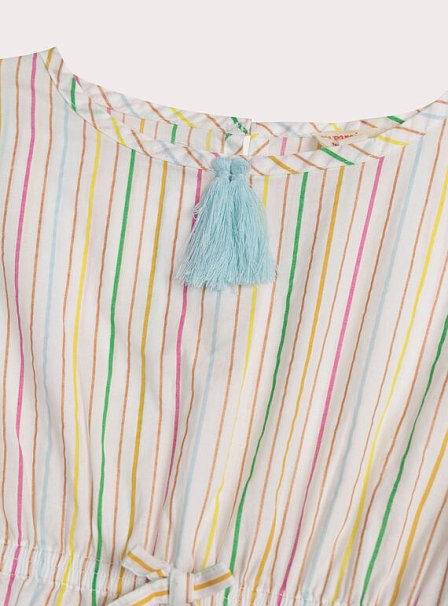 Παιδικό Πόντσο για Κορίτσια Colourful Stripes