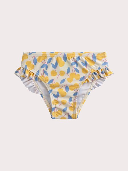 Σετ Βρεφικό Μαγιό και Αντιηλιακή Μπλούζα για Κορίτσια Lemon Print