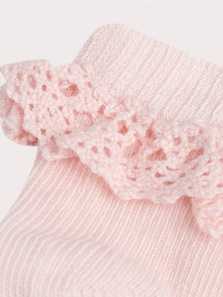 Βρεφικές Κάλτσες για Κορίτσια Baby Pink Ruffles