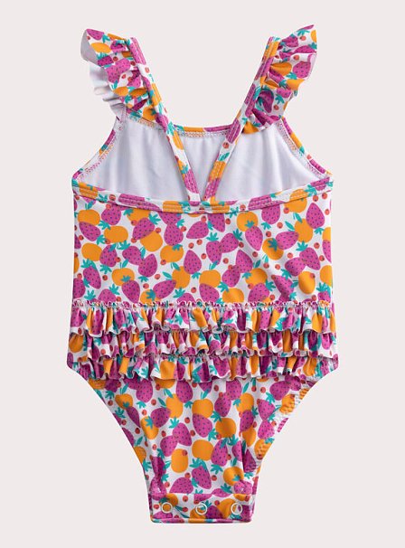 Βρεφικό Ολόσωμο Μαγιό για Κορίτσια Funky Strawberry