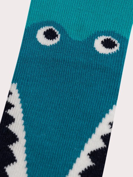 Βρεφικές Κάλτσες για Αγόρια Turquoise Dino