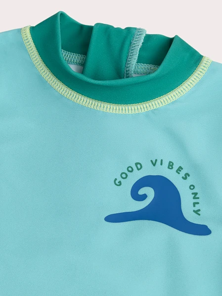 Σετ Βρεφικό Μαγιό και Αντιηλιακή Μπλούζα για Αγόρια Shark Vibes