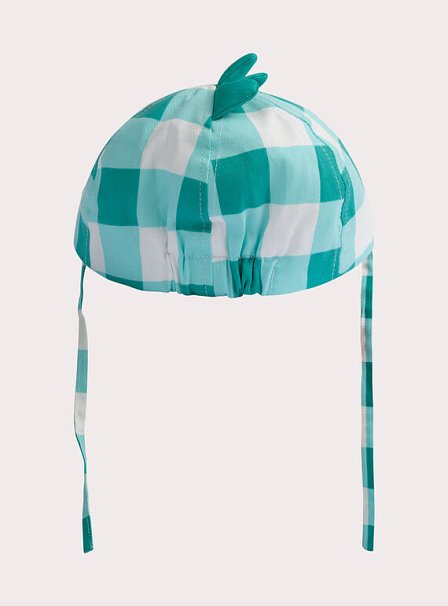 Βρεφικό Καπέλο για Αγόρια Turquoise Plaid