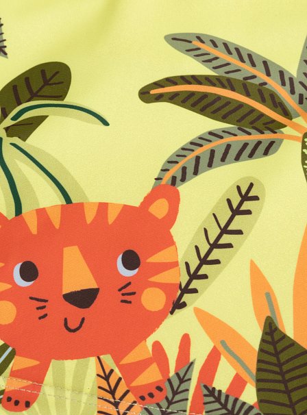 Βρεφική Αντιηλική Μπλούζα για Αγόρια Yellow Tiger