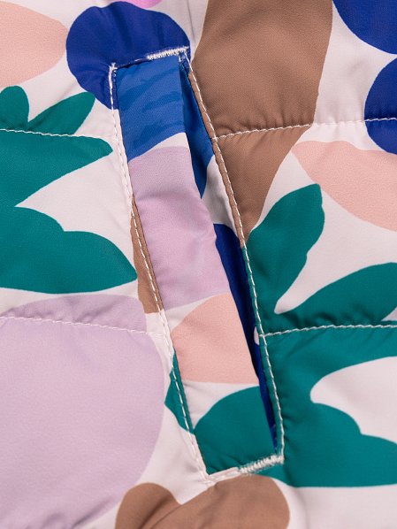 Παιδικό Μπουφάν για Κορίτσια Lilac Floral - 2 σε 1