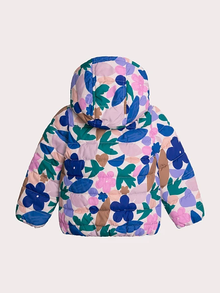 Παιδικό Μπουφάν για Κορίτσια Lilac Floral - 2 σε 1
