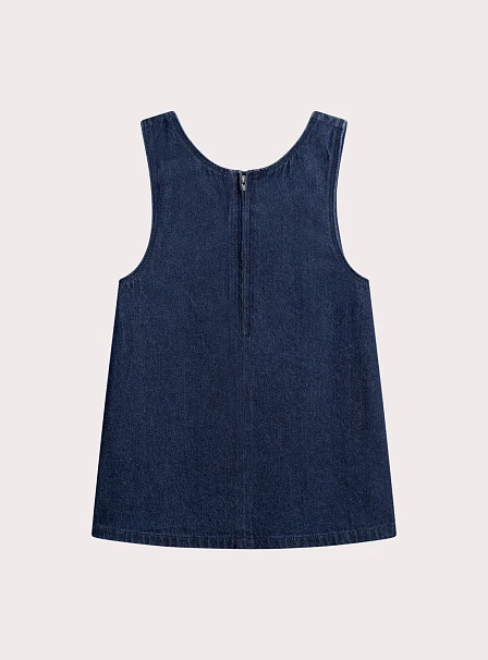 Παιδικό Φόρεμα για Κορίτσια Dark Denim Flowers