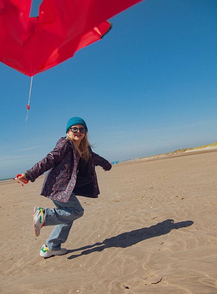 Παιδικό Μπουφάν για Κορίτσια Navy Leopard