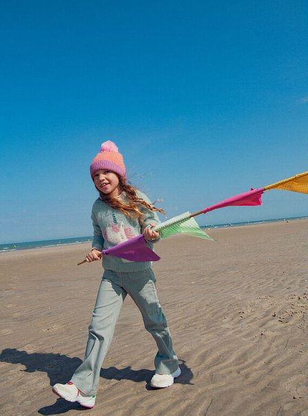 Παιδικό Παντελόνι για Κορίτσια Denim Light Blue