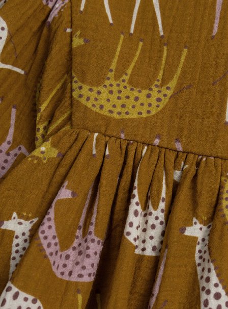 Παιδικό Φόρεμα για Κορίτσια Brown Giraffes
