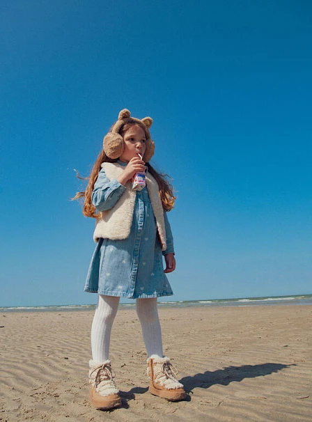 Παιδικό Φόρεμα για Κορίτσια Denim Hearts