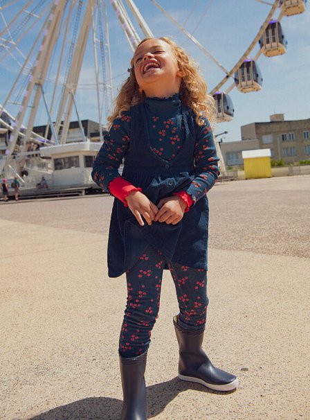 Παιδική Μπλούζα για Κορίτσια High Navy Floral