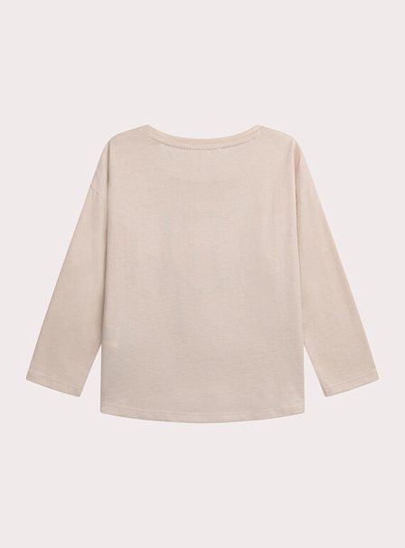 Παιδική Μπλούζα για Κορίτσια Ecru Leopard