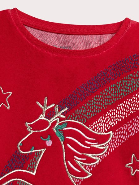 Σετ Παιδικές Πιτζάμες για Κορίτσια Christmas Unicorn