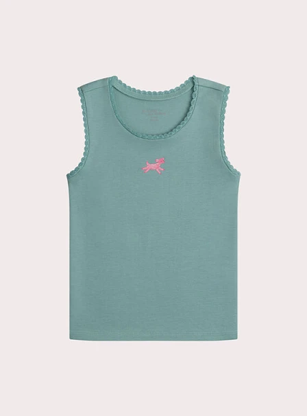 Σετ Παιδικά Φανελάκια για Κορίτσια Multi Poodles 2 τμχ