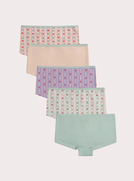 Σετ Παιδικά Εσώρουχα για Κορίτσια Vibrant Flowers 5 τμχ