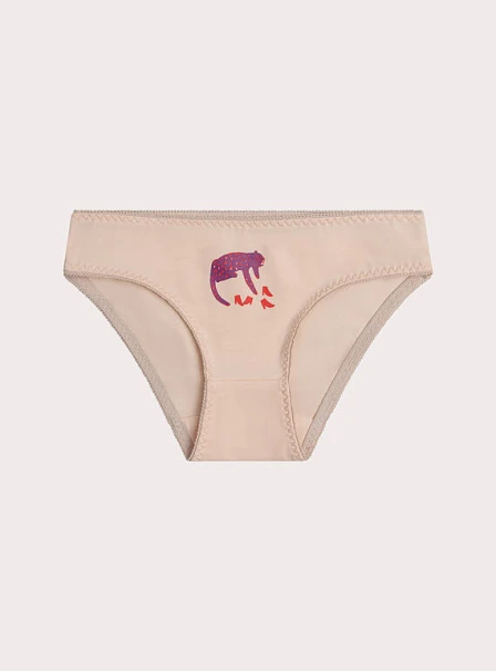 Σετ Παιδικά Εσώρουχα για Κορίτσια Multi Leopard 5 τμχ