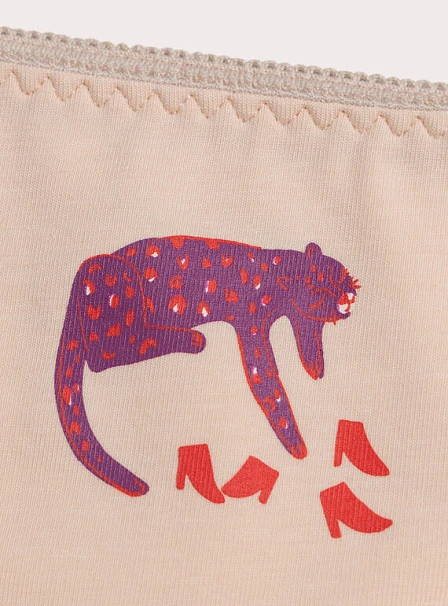 Σετ Παιδικά Εσώρουχα για Κορίτσια Multi Leopard 5 τμχ