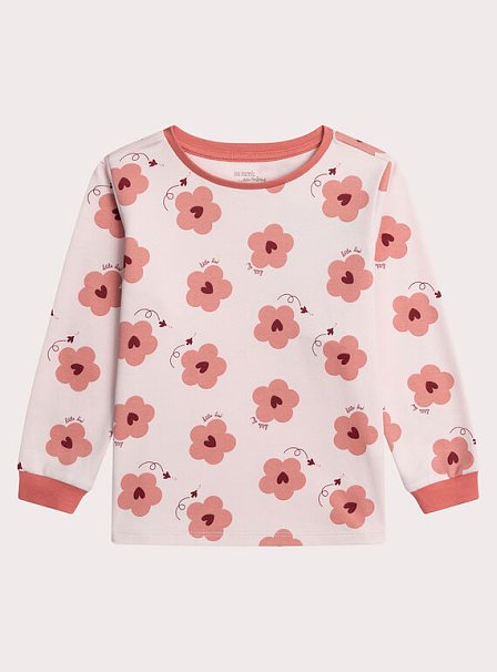 Σετ Παιδικές Πιτζάμες για Κορίτσια Flower Hearts