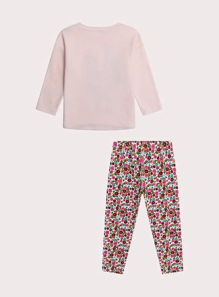 Σετ Παιδικές Πιτζάμες για Κορίτσια Flower Zebras