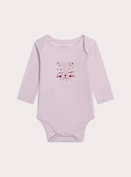 Σετ Βρεφικά Φορμάκια για Κορίτσια Lilac Leopard 2 τμχ