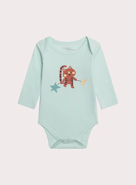 Σετ Βρεφικά Φορμάκια για Αγόρια Baby Animals 2 τμχ