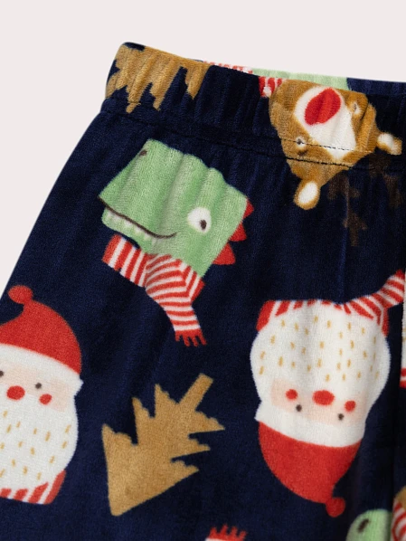Σετ Παιδικές Πιτζάμες για Αγόρια Festive Velour