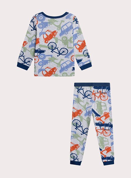 Σετ Παιδικές Πιτζάμες για Αγόρια Glow Vehicles