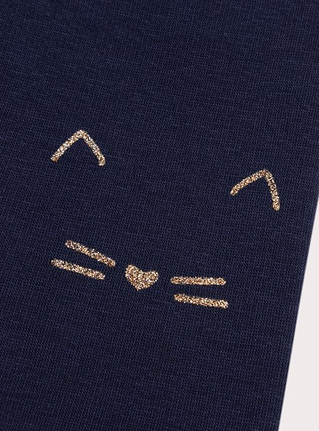 Βρεφικό Κολάν για Κορίτσια Navy Cats