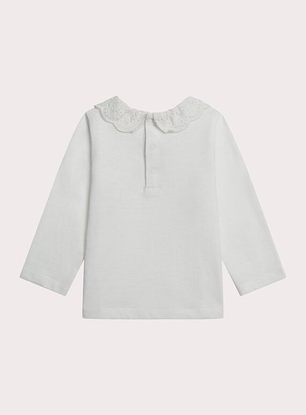 Βρεφική Μπλούζα για Κορίτσια White Embroidery