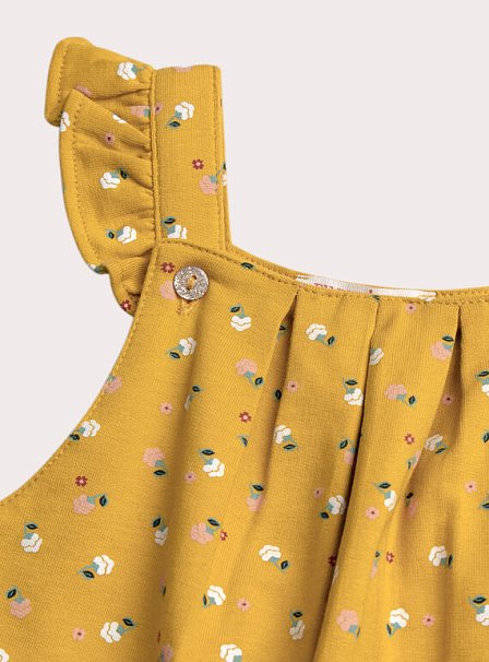 Βρεφική Σαλοπέτα για Κορίτσια Yellow Dots