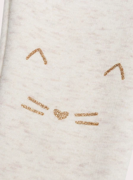 Βρεφικό Κολάν για Κορίτσια Ecru Cats