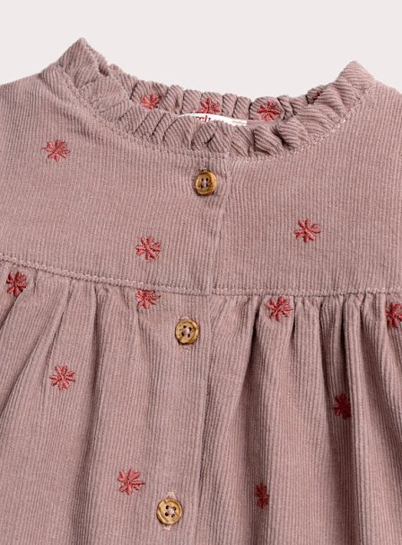 Βρεφικό Φόρεμα για Κορίτσια Dusty Pink Flowers