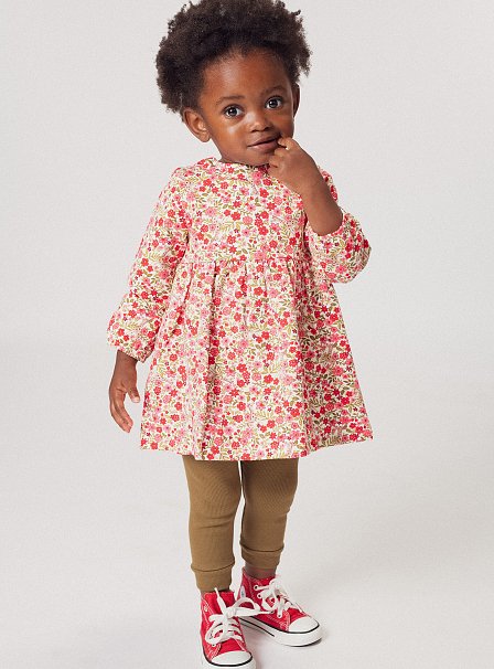 Βρεφικό Σετ για Κορίτσια Chaki Floral