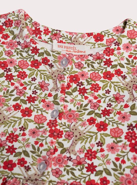 Βρεφικό Σετ για Κορίτσια Chaki Floral