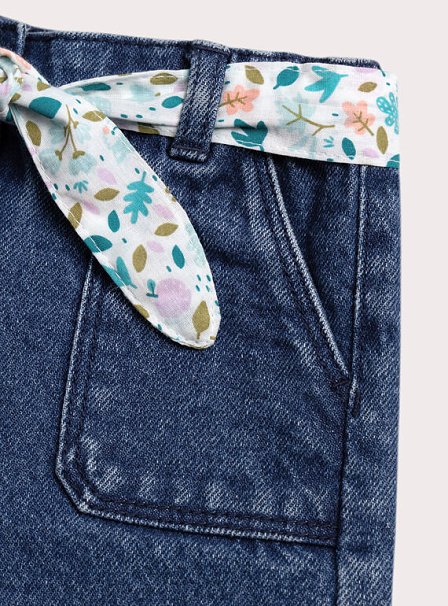 Βρεφικό Παντελόνι για Κορίτσια Dark Wide Leg